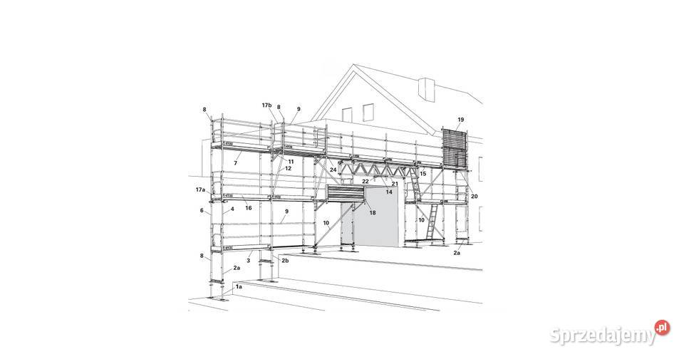 Wynajem rusztowań montaż dowóz Warszawa
