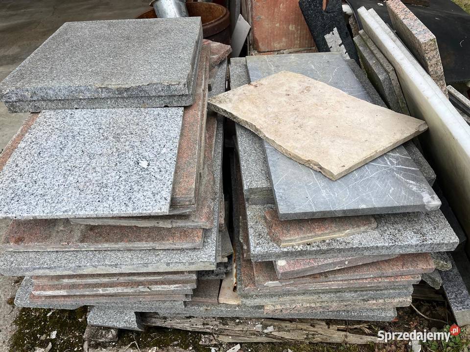 płyty z różnego rodzaju kamienia granit marmur Nowy Sącz sprzedam