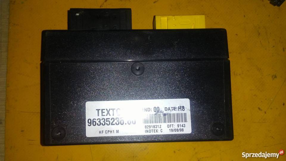 moduł komfortu Citroen Xsara 141618 8v Układ elektryczny Piotrków Trybunalski