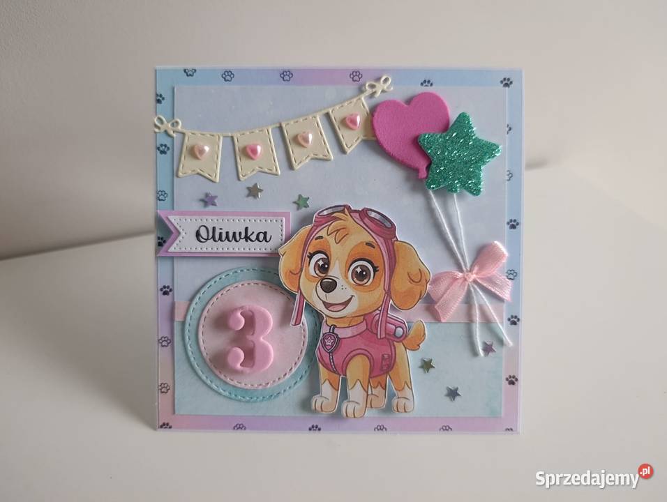 Personalizowana kartka na urodziny ręcznie Łódź
