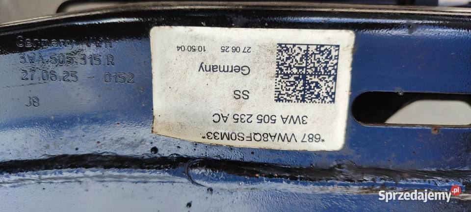 SKODA SUPERB 4 BELKA ZAWIESZENIE TYŁ 3WA505235AC