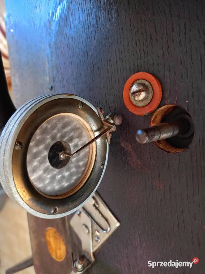 Zabytkowy Patefon Unikat Stary wielkopolskie Drawski Młyn