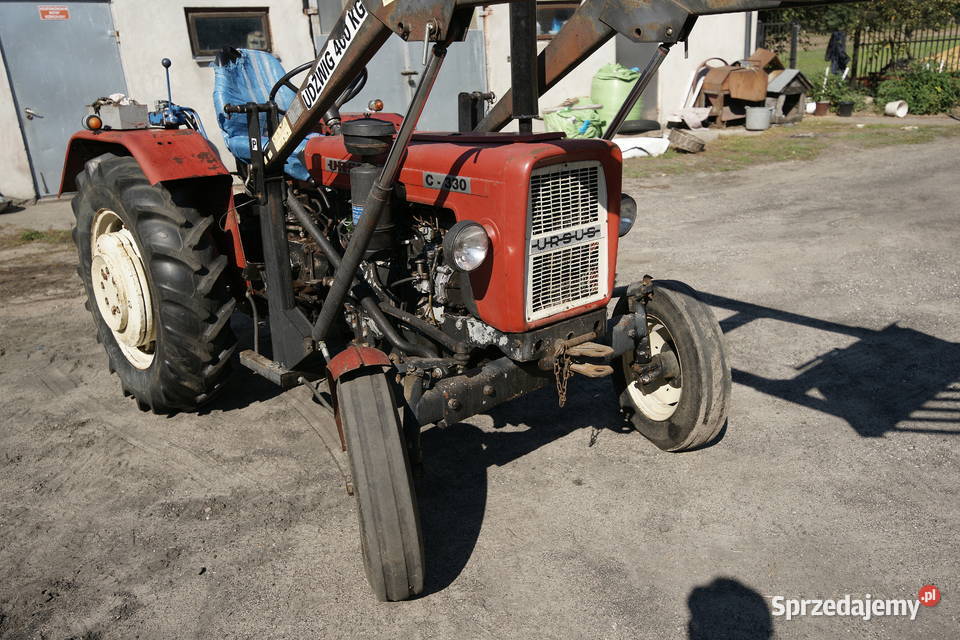 Ursus c330 z turem łyżka widły zarejestrowany Szadki