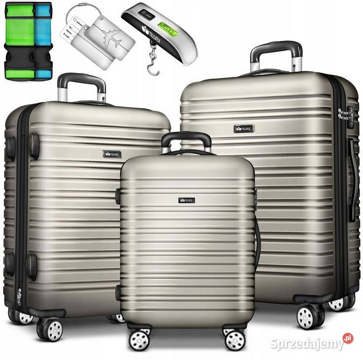 zestaw walizek podróżnych 3 Pasłęk