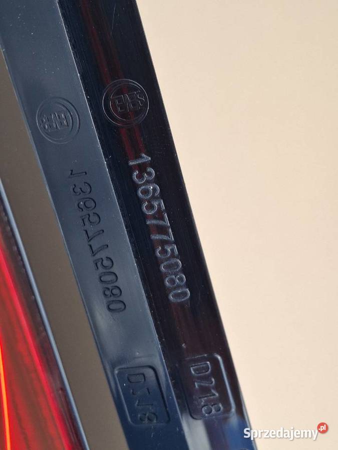 DUCATO JUMPER BOXER LAMPA PRAWY TYŁ PRAWA TYLNA Bieleń