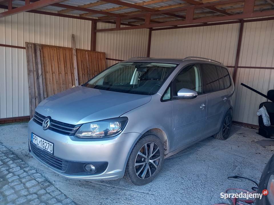 VW Touran 16 TDi 105 2011r 7 osobowy Motoryzacja Konin