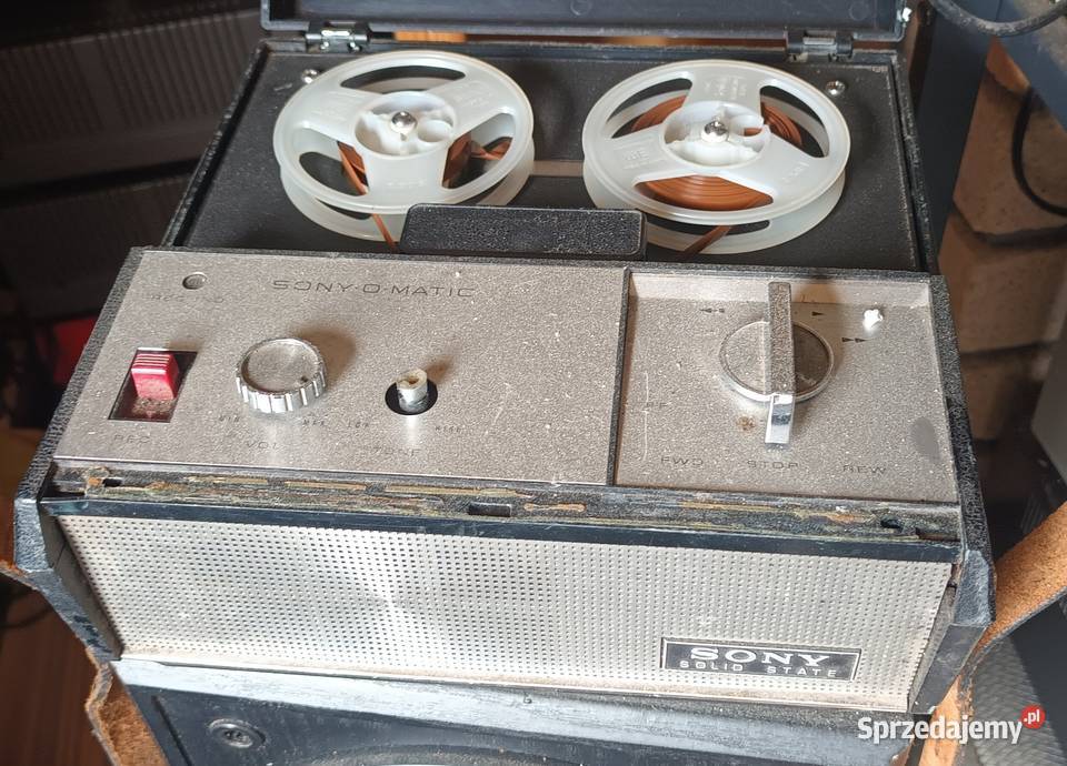 Sony szpulowy magnetofon reporterski odtwarza