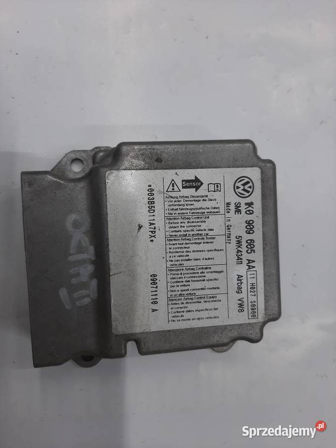 SKODA OCTAVIA II Sensor moduł sterownik poduszek Ksawerów
