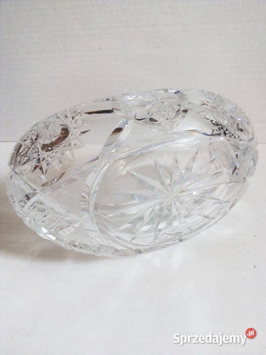 kryształowa żardiniera gondola vintage PRL Częstochowa sprzedam