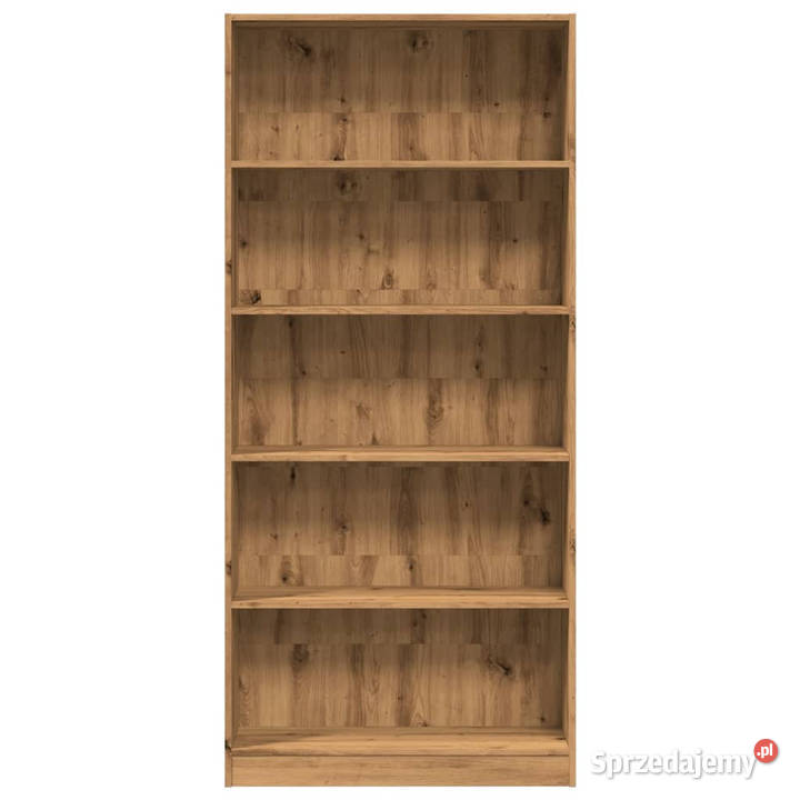 Regał dąb artisian 80x24x176 materiał Warszawa