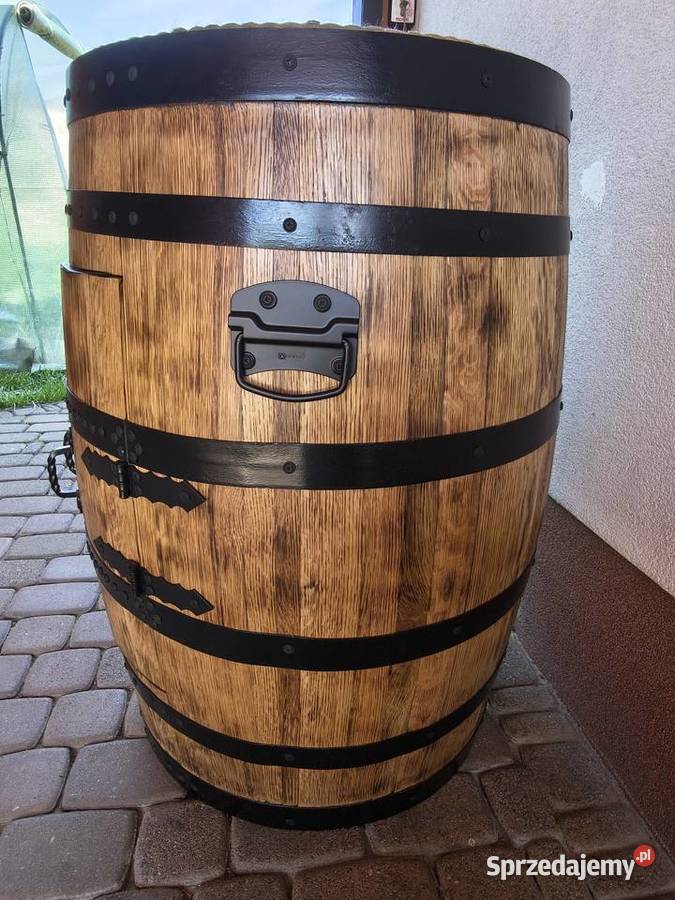 Opalany barek LED z beczki dębowej whisky Żywiec sprzedam