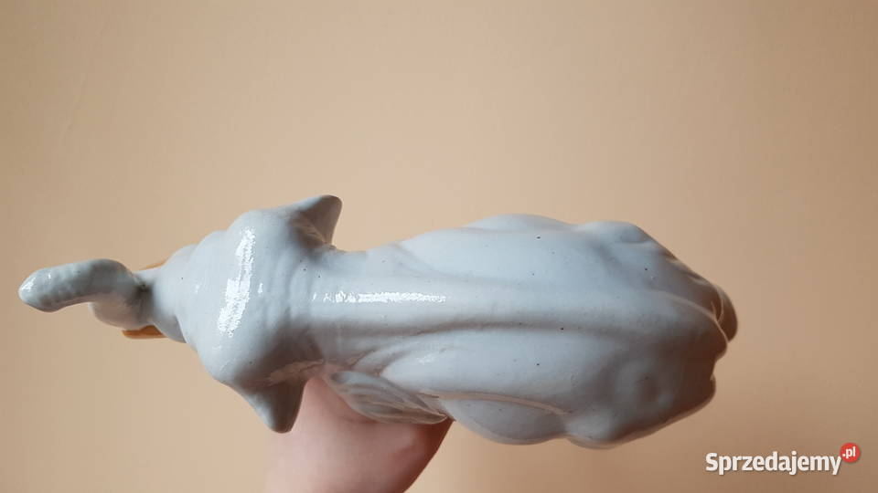 Duża sygnowana figurka Słonia Słoń Steatyt Dąbrowa Górnicza