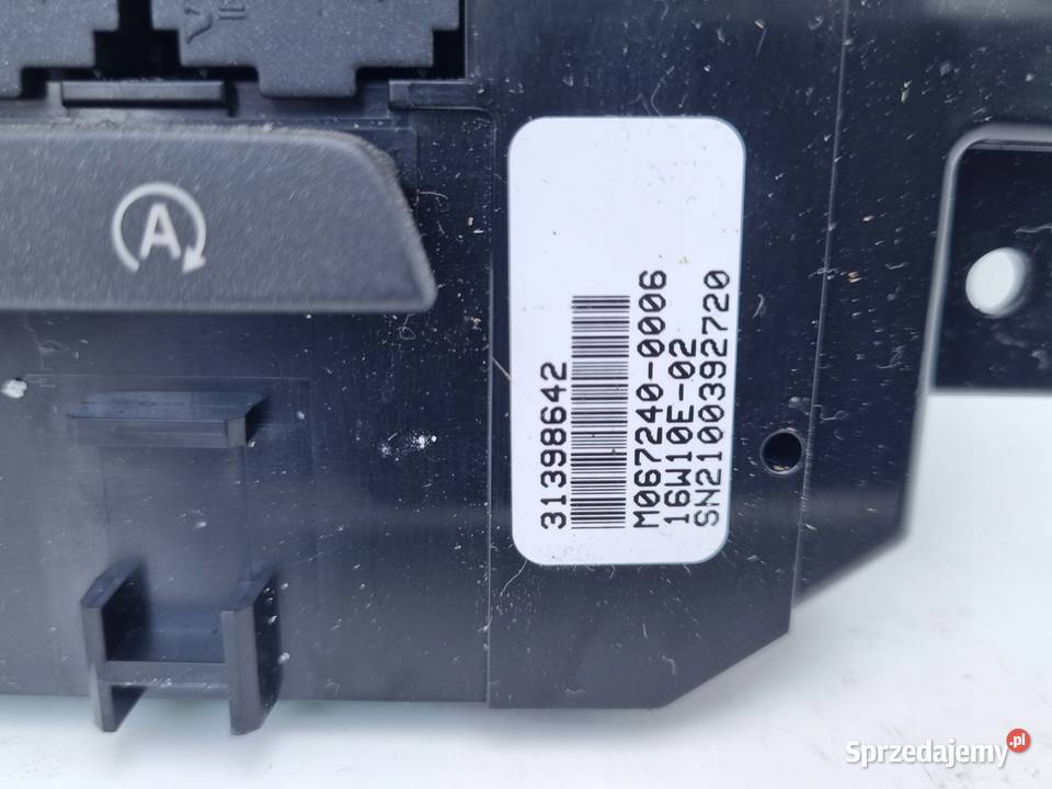 Volvo V40 II PANEL STEROWANIA NAWIEWEM Panele sterowania, przełączniki Motoryzacja lubelskie Chełm