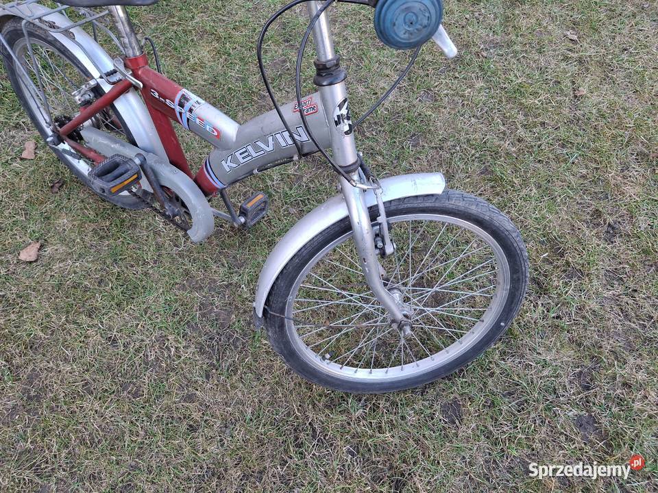 Rower 20 3 biegi w piaście sprzedam stalowa