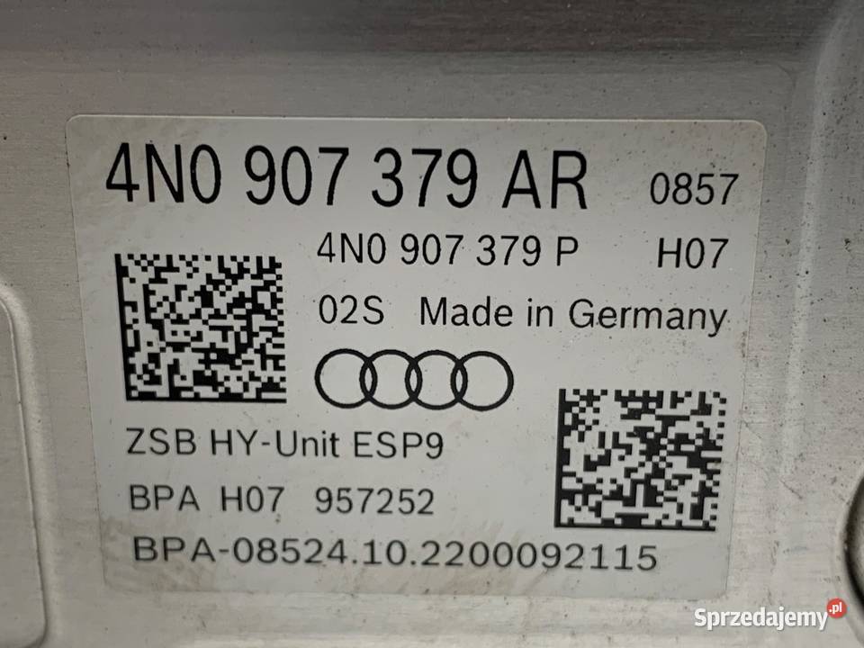 POMPA ABS AUDI A7 C8 4N0614517BR 20 265