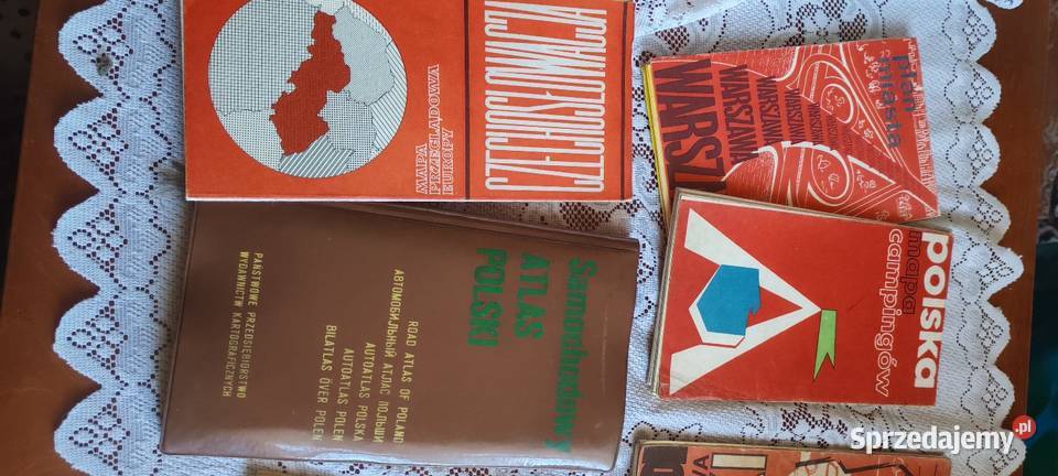 Mapy samochodowe i atlas PRL