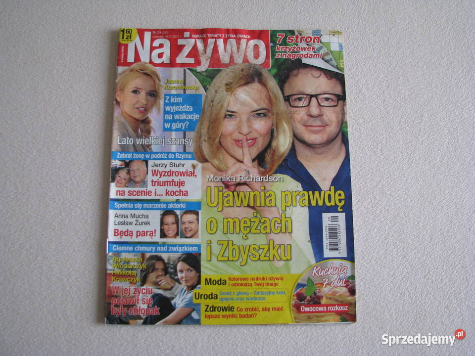 Magazyn Na żywo tygodnik 29 243 lipiec 2012 r miękka Brzegi