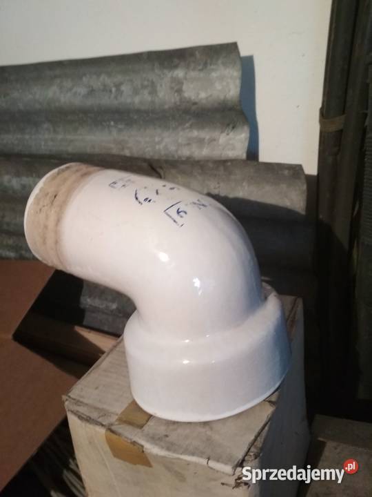 Kolano porcelitowe do spłuczki WC Kraków