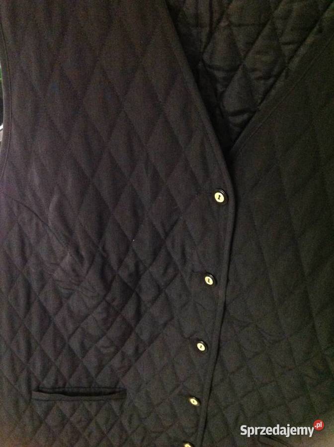 Bezrękawnik Kamizelka Damska Czarna Pikowana