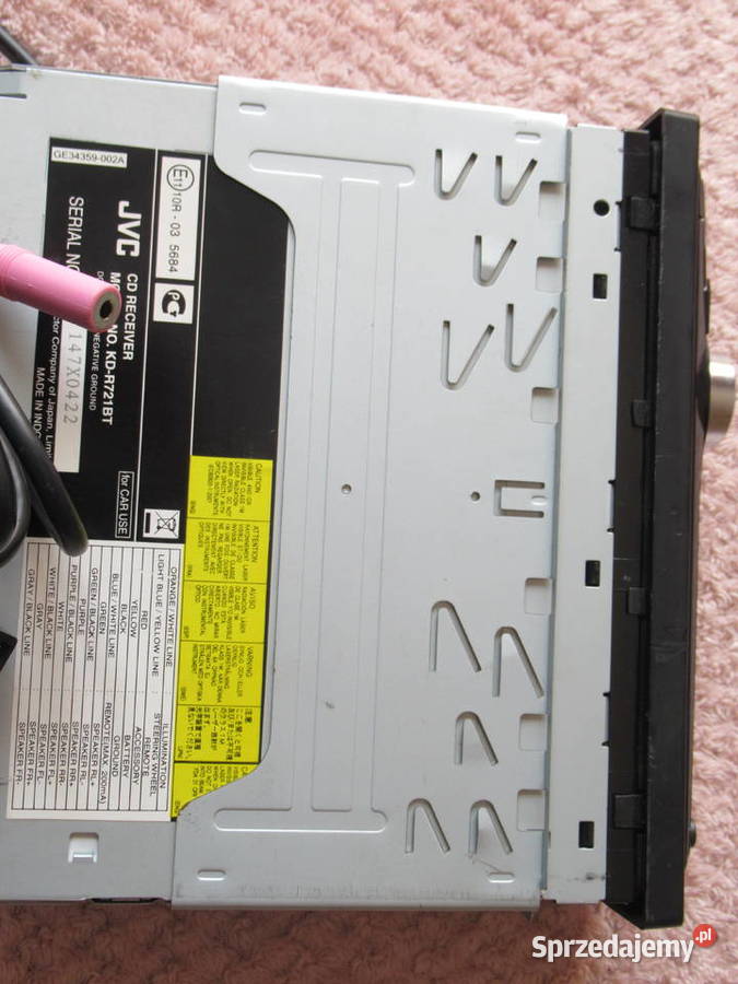 radio samochodowe JVC Bluetooth sprzedam