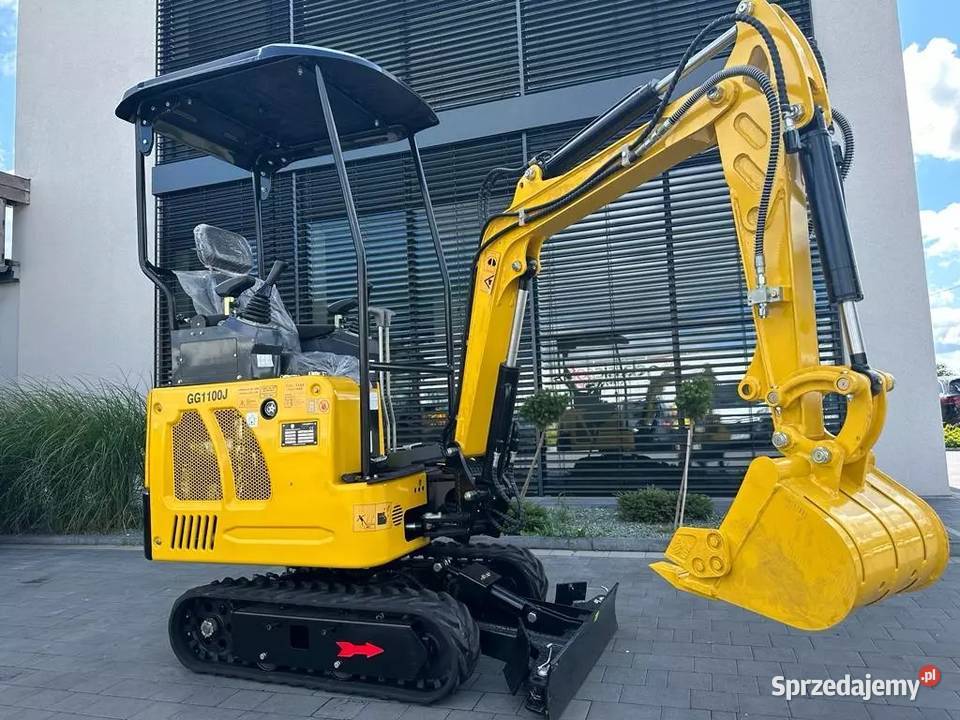 Nowa Minikoparka GG1100J z silnikiem Koparki Dąbrowa Tarnowska