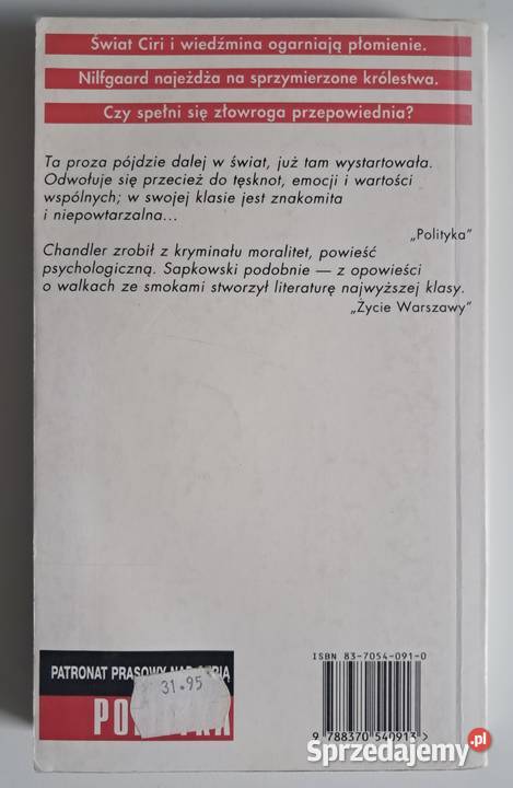 Czas pogardy Andrzej Sapkowski Warszawa sprzedam