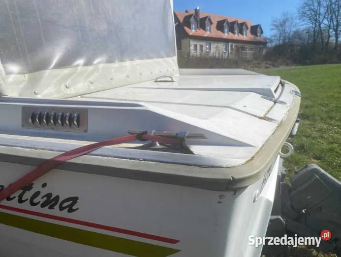 Łódź ŁÓDKA STATEK motorowa wędkarska przyczepa Łodzie i motorówki zachodniopomorskie Szczecin