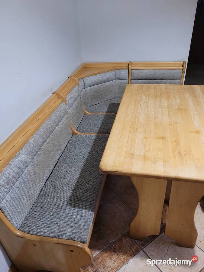 Kuchenny Bukowy Narożnik ze Stołem Narożniki Czudec