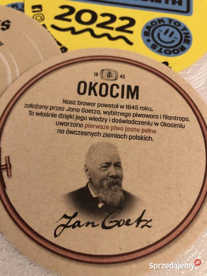 podkładki okrągłe pod szklanki czy kufle do piwa mazowieckie Zegrze