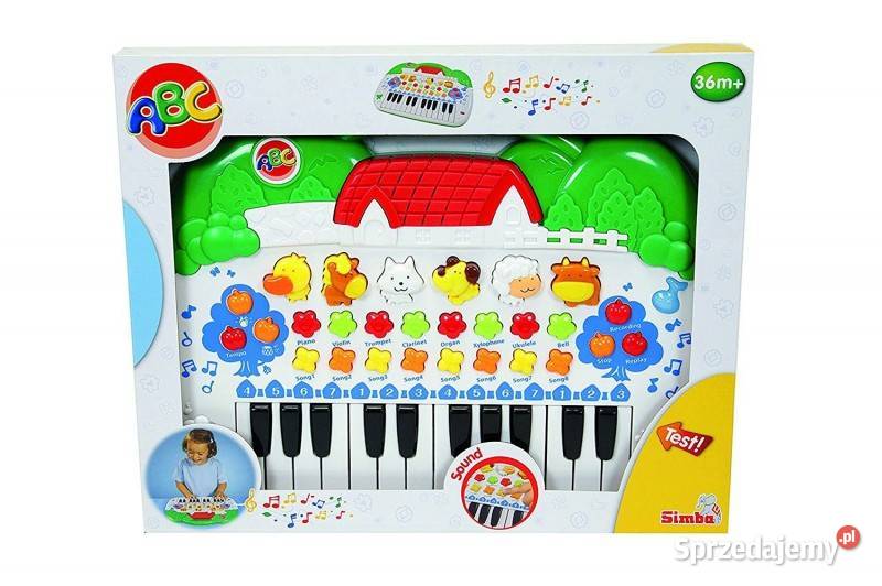 Pianinko Keyboard Dzieci Simba Abc 28 X 39 Simba Edukacyjne podkarpackie