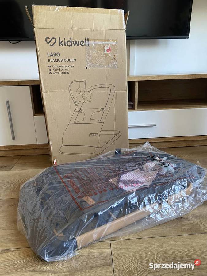 Leżaczek bujaczek Kidwell Laro czarny stan kujawsko-pomorskie Lubaszcz