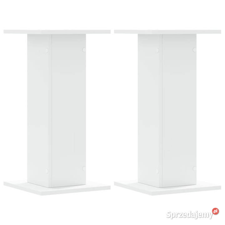 Podstawki pod głośniki 2 białe 30x30x60 WM852654 Warszawa