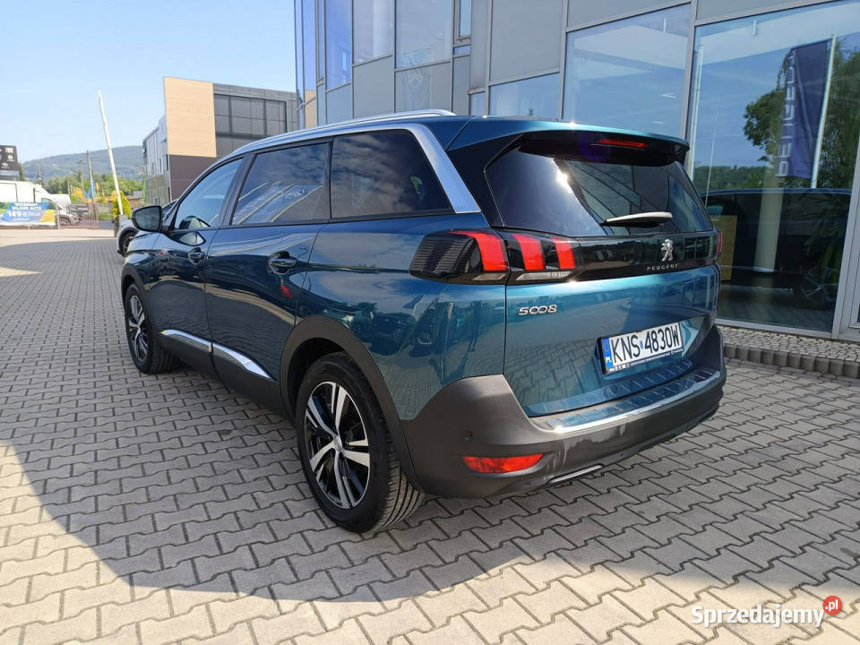 Peugeot 5008 12 130 bogate wyposażenie II 2017 czujnik zmierzchu Nowy Sącz