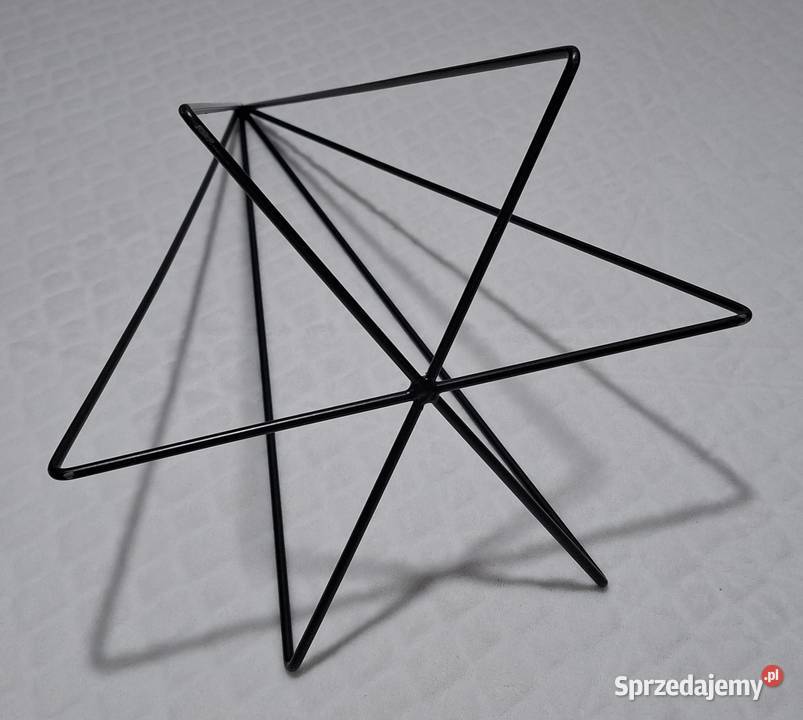 Druciana choinka czarna drut 4mm 255x40 śląskie Czeladź