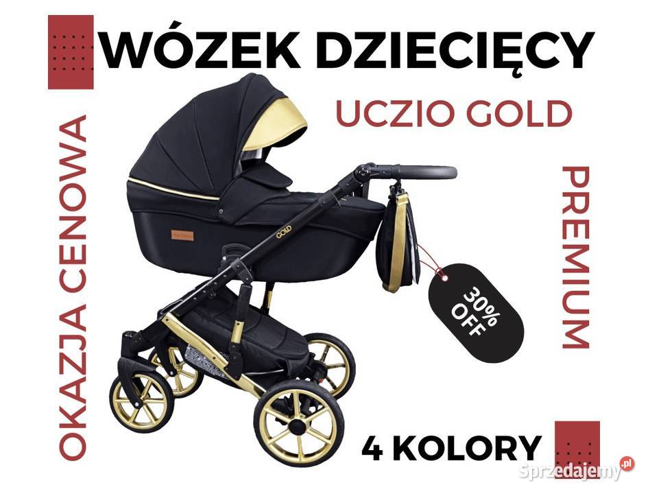 Okazja 50 ceny Nowy Wózek Dziecięcy Uczio GOLD Aluminium Warszawa