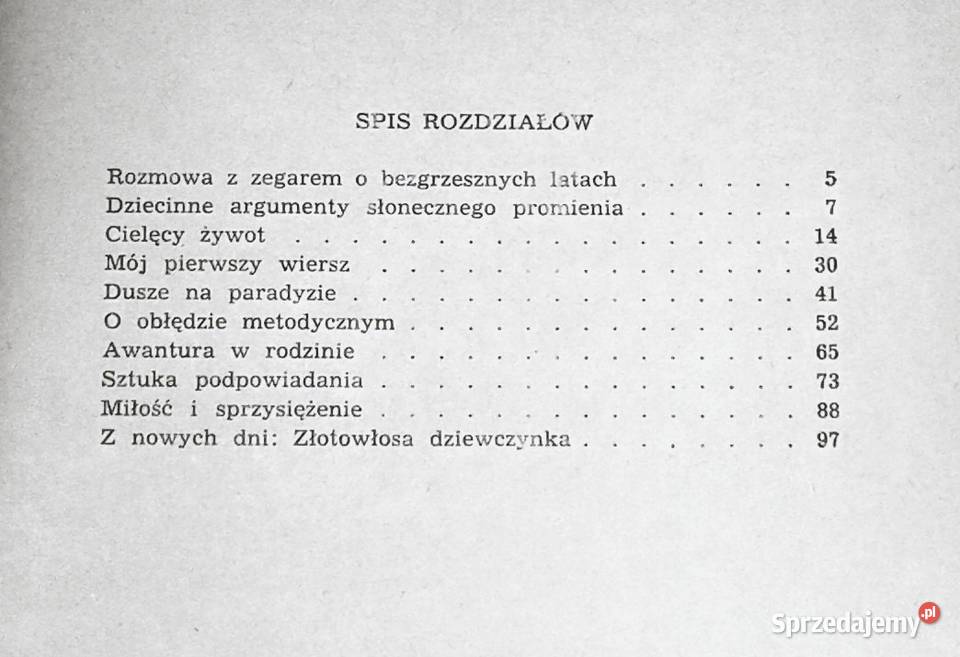 Bezgrzeszne lata Kornel Makuszyński Pozostałe Chełm