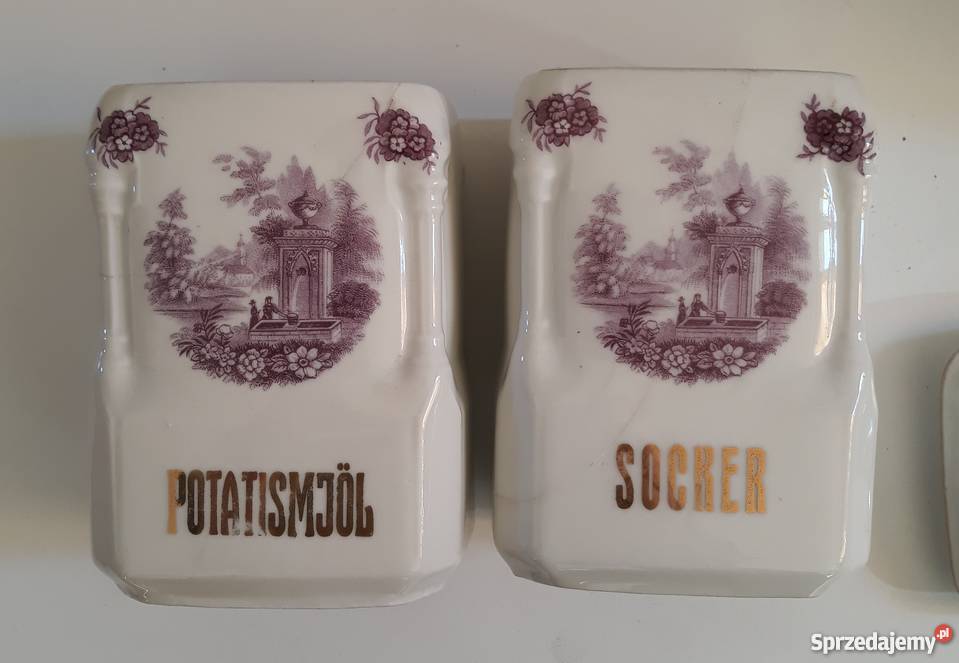 12 pojemników do przypraw Porcelana i szkło Porcelana i szkło Wręczyca Wielka