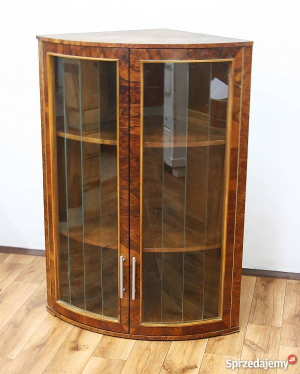 Oryginalna Orzechowa Biblioteczka Art Deco Marki