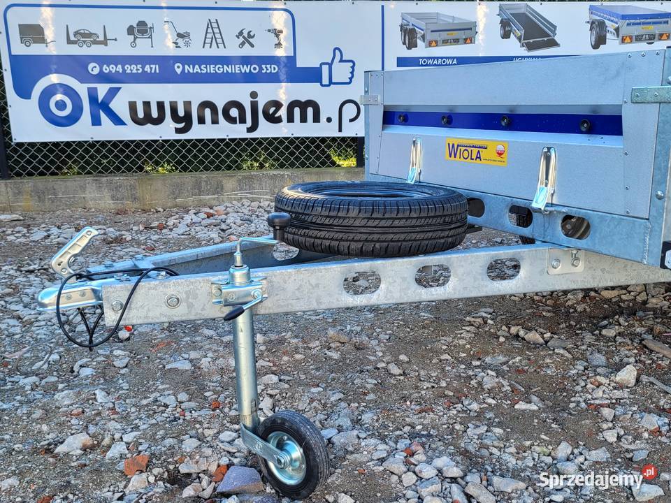 Wypożyczalnia Wynajem przyczep WIOLA Nowa 2024