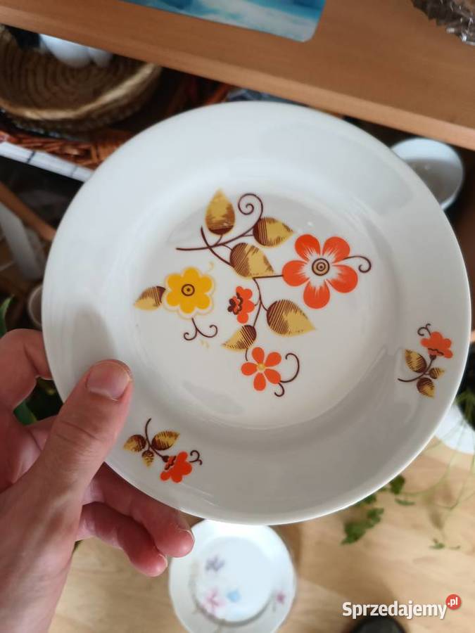 Antyki szklo Figurki talerze GbR Kahla 1970 lubuskie Słubice