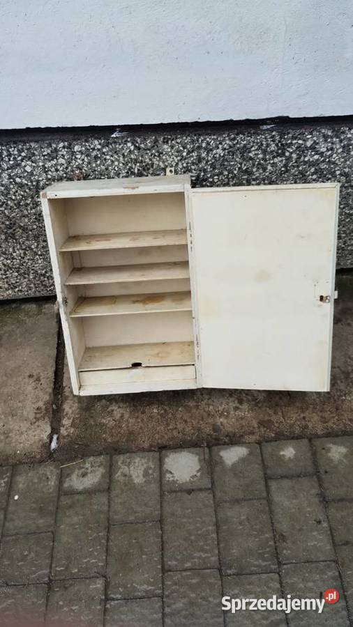 Apteczka Medyczna Vintage PRL szafeczka okazja Krosno