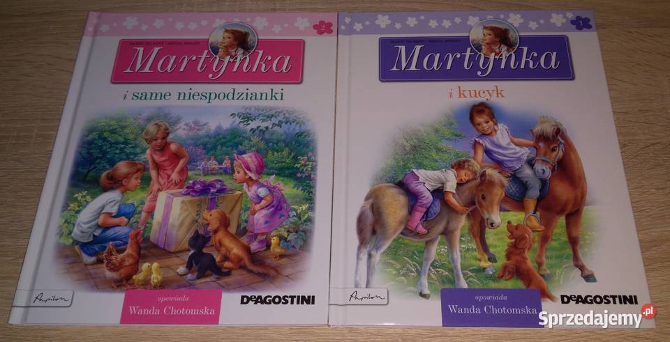 Przepiękna kolekcja 50 książek MARTYNKA De twarda z obwolutą