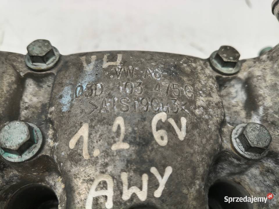 GŁOWICA CYLINDRÓW wałek VW Polo IV 12 6V lubelskie Chełm