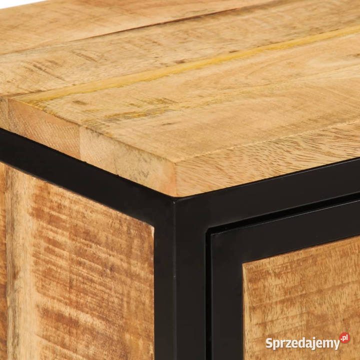 Szafka nocna 40x30x525 surowe drewno mango Warszawa sprzedam