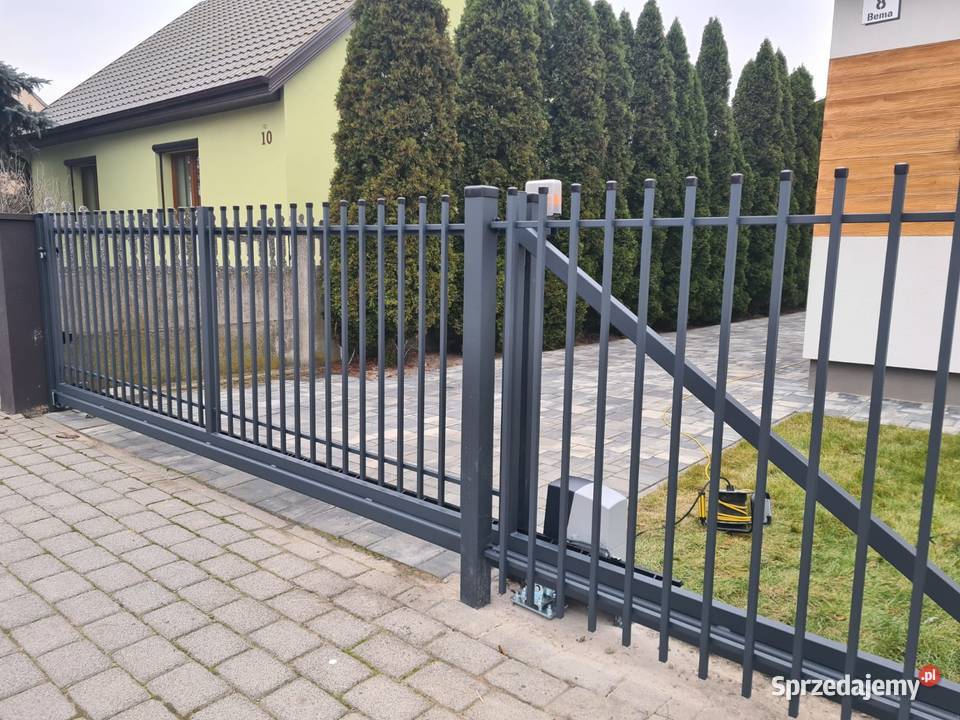 Brama przesuwna 400x150 KING bramy ogrodzenia wielkopolskie Ostrów Wielkopolski
