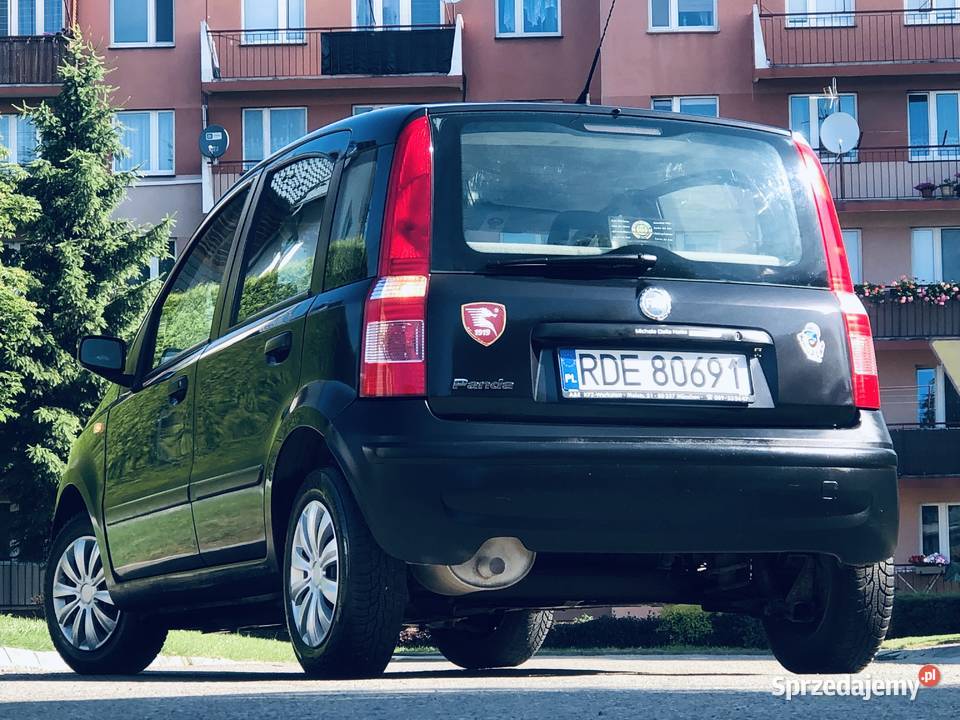 Fiat Panda II 11MPI 55 Czarny metalizowany Przeworsk
