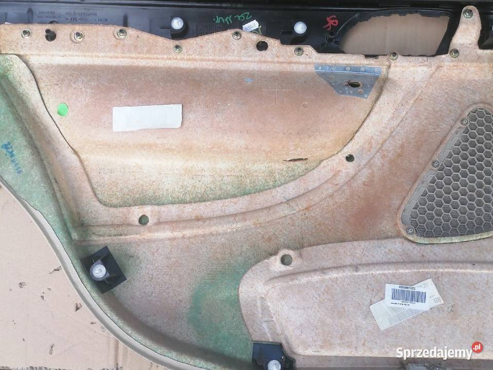 Peugeot 607 boczek tapicerka bok prawy przedni