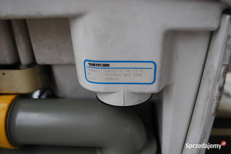 TOALETA Z KASETĄ THETFORD C2 DO KEMPINGUKAMPERA Kempingowe mazowieckie Grzebowilk