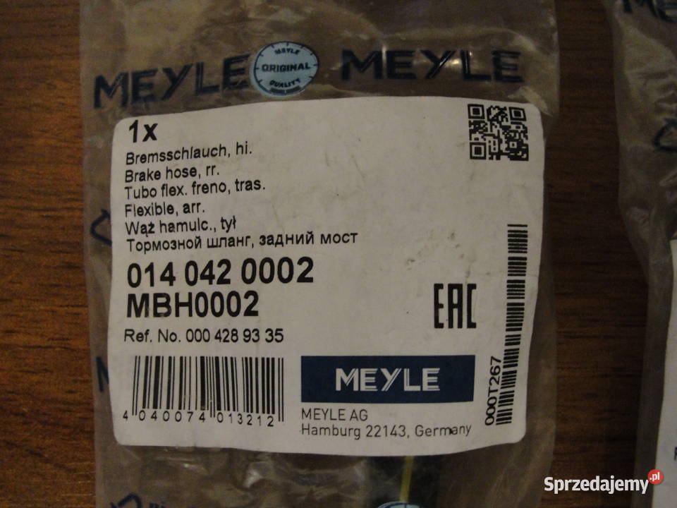 Przewod hamulcowy Meyle 014 042 0002 MBH0002 sprzedam