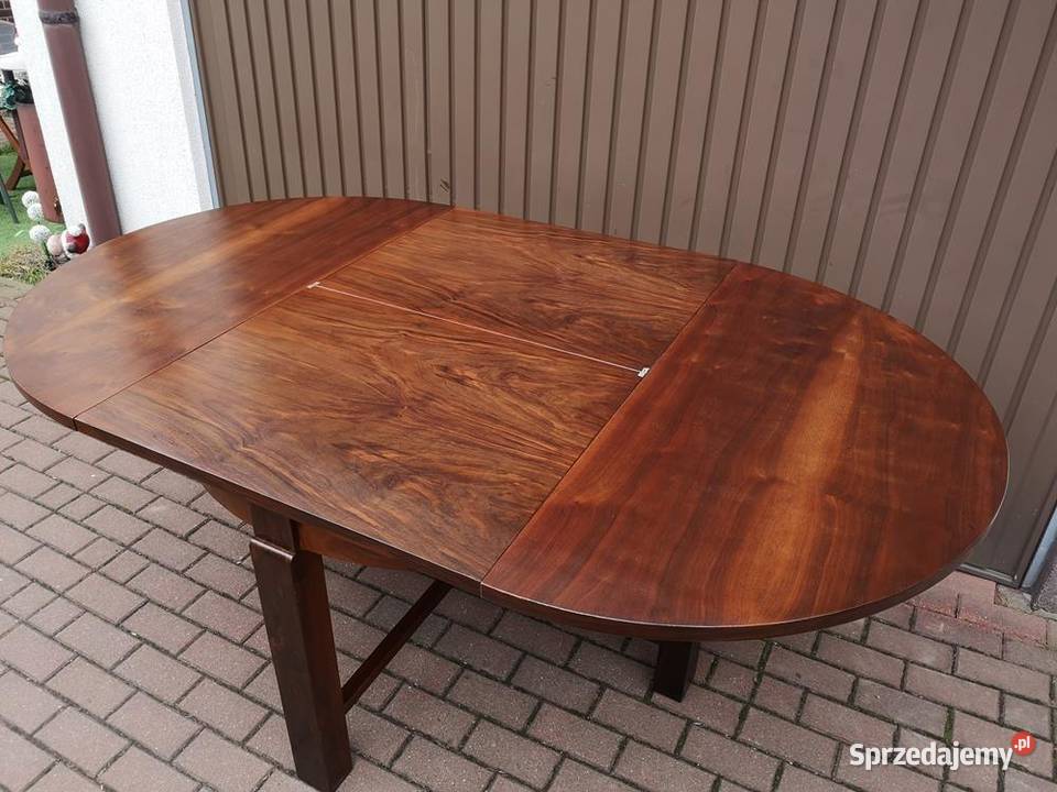 Stół ArtDeco Okrągły 120 Zgrabny Antyk Stary Swarzędz